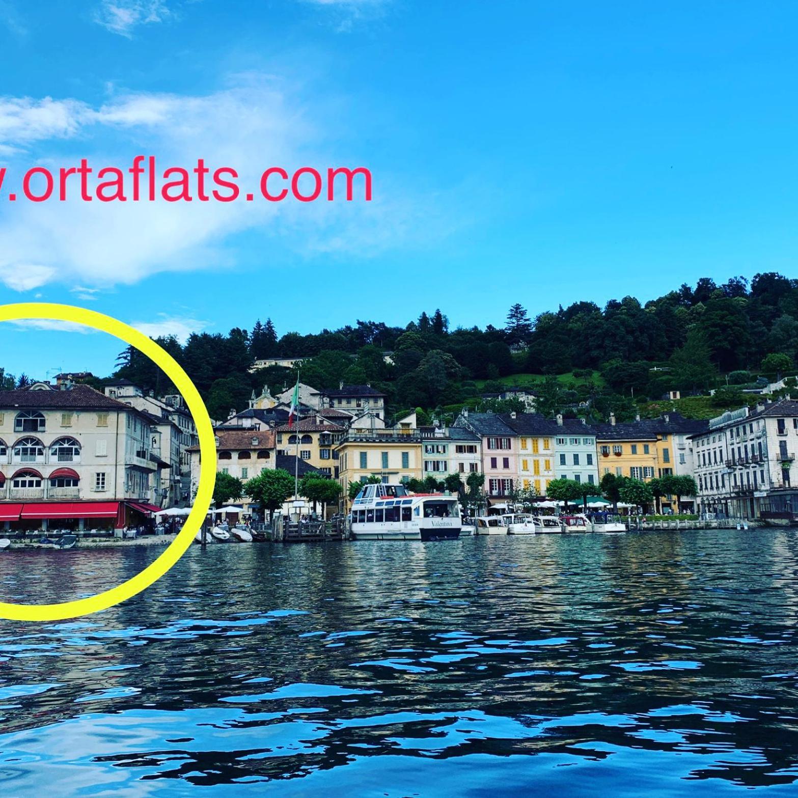 -Ortaflats- Appartamento L'Isola Орта Сан Джулио Екстериор снимка